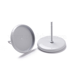 Ohrstecker-Beschläge aus sprühlackiertem Edelstahl 304&nbsp;STAS-K240-01F