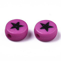 Непрозрачные акриловые бусины&nbsp;MACR-N008-32B