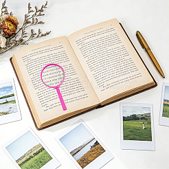 48шт 8-х цветная пластиковая ручная лупа для детей&nbsp;DIY-WA0001-02