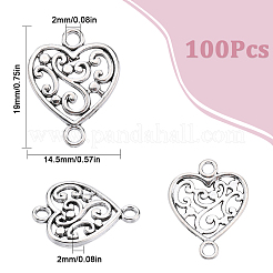 Fascini del connettore della lega di stile tibetano 100pcs&nbsp;FIND-SC0006-18