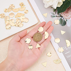 40шт 5 латунные подвески&nbsp;KK-BC0002-10G