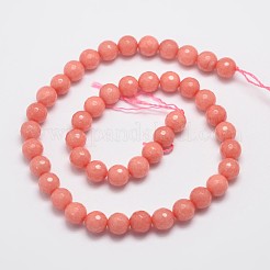 Chapelets de perles en jade de Malaisie naturelle&nbsp;X-G-A147-8mm-A03