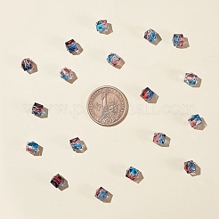 Perle acrylique peinte transparente à deux tons&nbsp;LS-X-ACRP-T005-26C