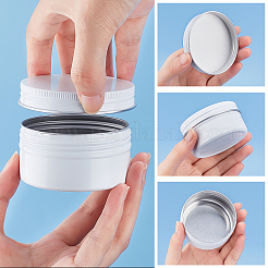 Круглые алюминиевые жестяные банки&nbsp;LS-CON-WH0079-13A