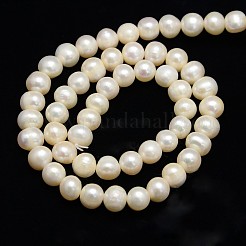 Нити из натурального культивированного пресноводного жемчуга&nbsp;X-PEAR-L001-F-07