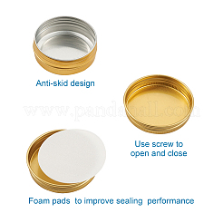 Круглые алюминиевые жестяные банки&nbsp;CON-BT0001-01