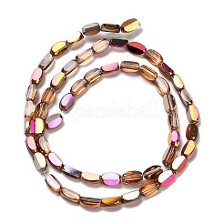 Стеклянные бусины с гальваническим покрытием &nbsp;EGLA-P064-01A-HR01