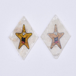 Кулоны с принтом&nbsp;X-SHEL-T016-08K