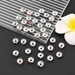 Латунь марки А горный хрусталь Spacer бисер&nbsp;RB-A014-Z8mm-37S