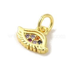 Adornos de latón micropavé de circonia cúbica&nbsp;KK-M283-19A-02