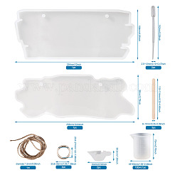 DIY Silikon Hangtag Formen Kits&nbsp;DIY-TA0008-28