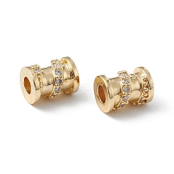 Perline in ottone zirconi&nbsp;KK-B066-15G