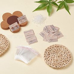 2 ensemble de porte-cartes rectangulaires avec motif de grain de bois pour boucles d'oreilles&nbsp;CDIS-PH0001-36