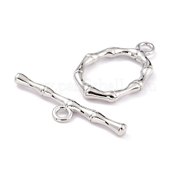 Покрытие стойки латунные застежки-тумблеры&nbsp;X-KK-B036-07P