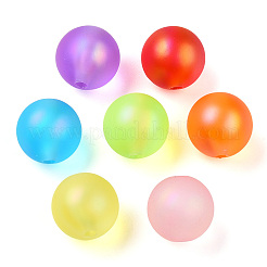 Transparent gefrostetem Acryl-Perlen&nbsp;FACR-CJC0007-01
