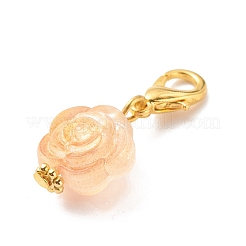 Акриловые розы подвески украшения&nbsp;HJEW-JM00739-01