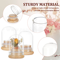 Couvercle de dôme en verre&nbsp;DJEW-WH0034-77A