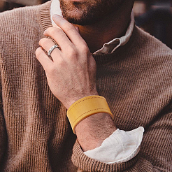 Браслеты из телячьей кожи с плоскими краями&nbsp;BJEW-WH20007-09A