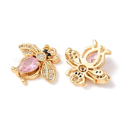 Pendentifs avec zircon cubiques à micro-pavés en laiton&nbsp;KK-A284-16G-04