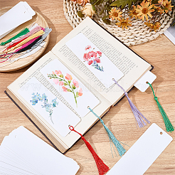 50 Blatt leeres Lesezeichen aus Papier&nbsp;DIY-SP0007-24