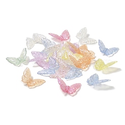 УФ-покрытие прозрачные радужные переливающиеся акриловые бусины&nbsp;LACR-R001-09A