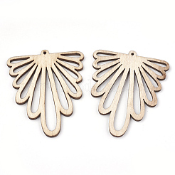 Неокрашенные деревянные большие подвески&nbsp;X-WOOD-T008-27