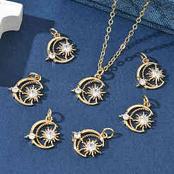 Pendentifs en laiton et zircon cubique transparent pour la Saint-Valentin de Shegrace&nbsp;XGRQ3K682-536G