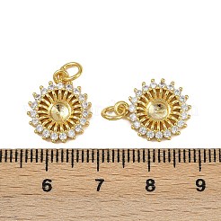 Латунные микро проложить кубического циркония подвески&nbsp;KK-I358-027G