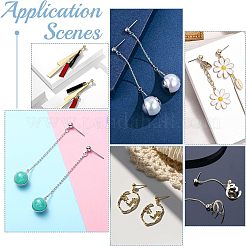 120 шт. 2 шт. фурнитура для сережек-гвоздиков из нержавеющей стали 304 в форме шарика&nbsp;STAS-UN0028-90