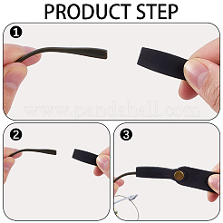 1 шнурок для очков из коровьей кожи&nbsp;AJEW-CN0005-80B