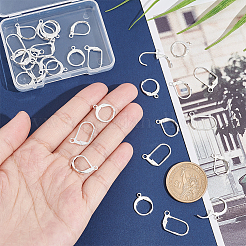 30 pieza de 3 estilos de accesorios para pendientes de palanca de acero inoxidable 304&nbsp;STAS-UN0041-88