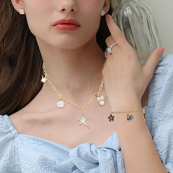 Наборы для самостоятельного изготовления браслетов/ожерельев&nbsp;DIY-SP0006-05