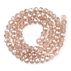 Стеклянные бусины с гальваническим покрытием &nbsp;EGLA-A034-T1mm-A29