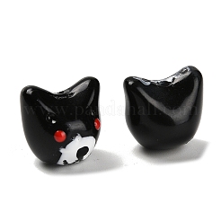 Выпечка окрашенные стеклянные бусины&nbsp;LAMP-I028-02A