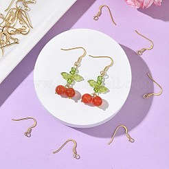 Латунные крючки для сережек&nbsp;XGR0139G-152G