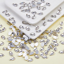 150 Stück Glas-Strass zum Aufnähen.&nbsp;GLAA-HS0001-13