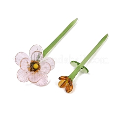 Set di fiori e vasi di compleanno in vetro soffiato fatti a mano per esposizione da tavolo&nbsp;LAMP-D007-002J