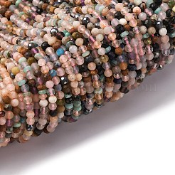 Природных драгоценных камней смешанного бисер нитей&nbsp;LS-G-RM2025-A43-3mm