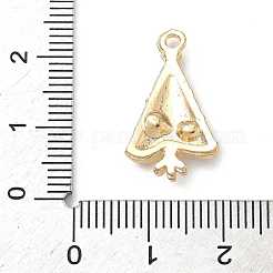 Подвески из сплава со стразами и пластиковыми бусинами&nbsp;LS-FIND-Z101-01G