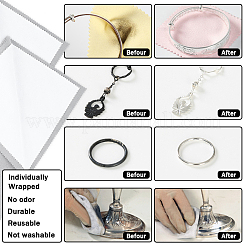 2шт 2 стиля 4 слоя салфетки для полировки серебра&nbsp;TOOL-BBC0001-04A