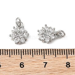 Shegrace Messing-Anhänger mit Mikropavé-Fassung aus klaren Zirkonia&nbsp;XGRQ2O007-452P