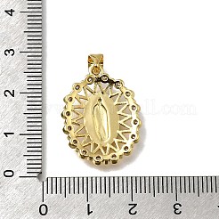 Pendentifs avec zircon cubiques à micro-pavés en laiton&nbsp;KK-C090-35G-05