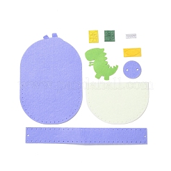 Набор бумажников для мелочи ручной работы из нетканого материала с изображением животных&nbsp;DIY-K059-08