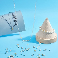 Kit de fabrication de bracelets en perles de style code Morse&nbsp;DIY-SC0014-74