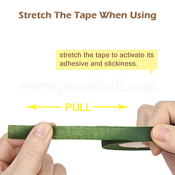 4 рулон самодельной резиновой железной ленты для цветоводства&nbsp;DIY-SP0006-11C