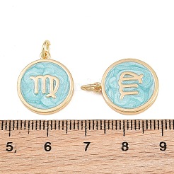 Ciondoli smaltato in ottone&nbsp;KK-CBA652E-01F