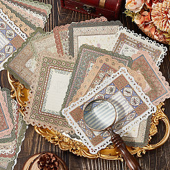 3 Set rechteckige Scrapbook-Papierblöcke aus Spitze&nbsp;AJEW-GF0011-02