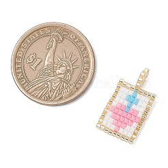 Стеклянные подвески из бисера&nbsp;PALLOY-MZ01228-02