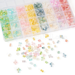 760 шт. 32-х видов градиентных прозрачных акриловых бусин&nbsp;OACR-TA0003-43