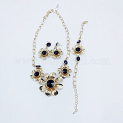 Ожерелье из цветочного сплава со стразами&nbsp;FS-WG49F82-01